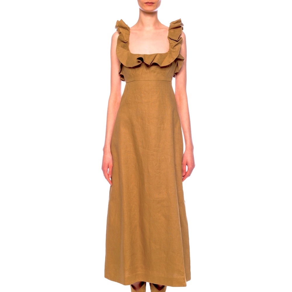 Zimmermann Super Eight Ruffle Sleeve Dress - Picture 13 of 16